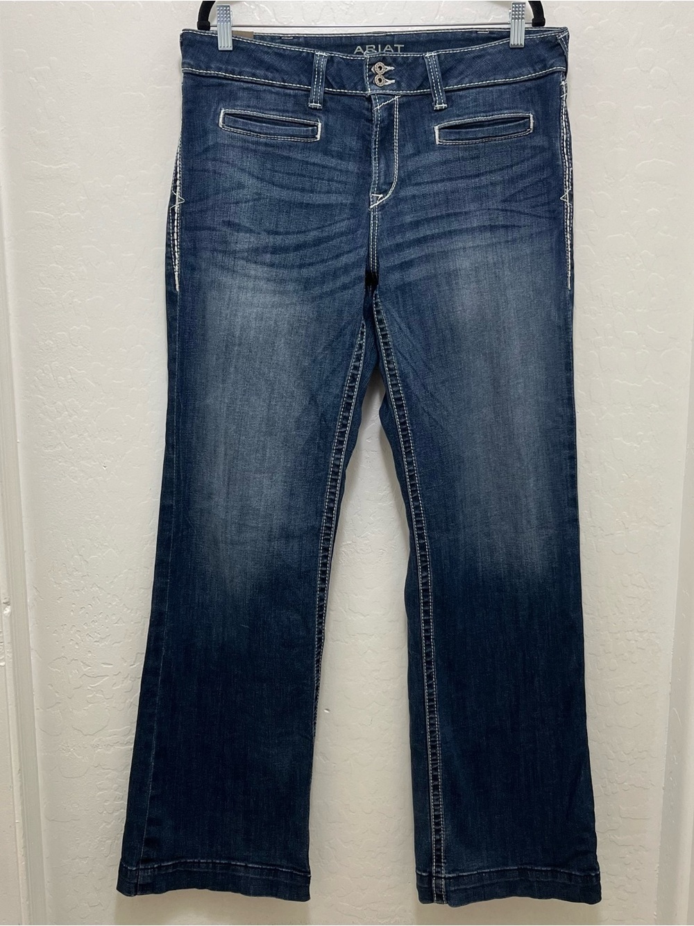Ariat Women’s Entwined Wide Leg Trouser Jeans Sz 33L - Picture 1 of 12